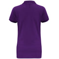 Violett - Back - Asquith & Fox Damen Kurzarm Performance Blend Polo Shirt