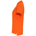 Neon Orange - Side - Asquith & Fox Damen Kurzarm Performance Blend Polo Shirt