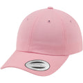 Pink - Front - Yupoong Flexfit 6 Panel Baseball Kappe mit Schnalle
