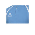 Himmelblau - Side - Gilbert Rugby Herren Xact Match Kurzarm Rugby Shirt