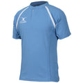Himmelblau - Front - Gilbert Rugby Herren Xact Match Kurzarm Rugby Shirt