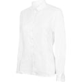 Weiß - Lifestyle - Henbury Damen Modern Langarm Oxford Bluse