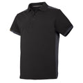 Schwarz-Stahlgrau - Front - Snickers Herren AllroundWork Kurzarm Polo Shirt