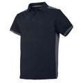 Marineblau-Stahlgrau - Front - Snickers Herren AllroundWork Kurzarm Polo Shirt
