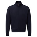 Marineblau - Front - Russell Herren Authenitc Sweatshirt Jacke