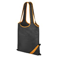 Schwarz-Orange - Front - Result Core Einkaufs Tasche