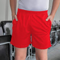 Feuerrot - Back - AWDis Just Cool Kinder Sport Shorts