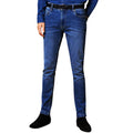 Dunkel Blau gewascht - Side - AWDis So Denim Herren Max Slim Jeans