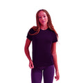Marineblau - Side - Tri Dri Damen Performance Kurzarm T-Shirt