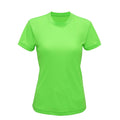 Leucht Grün - Front - Tri Dri Damen Performance Kurzarm T-Shirt