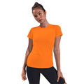 Leucht Orange - Back - Tri Dri Damen Performance Kurzarm T-Shirt