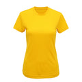 Sonnen Gelb - Front - Tri Dri Damen Performance Kurzarm T-Shirt