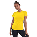Sonnen Gelb - Side - Tri Dri Damen Performance Kurzarm T-Shirt
