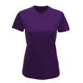 Violett - Front - Tri Dri Damen Performance Kurzarm T-Shirt