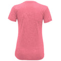 Pink Meliert - Side - Tri Dri Damen Performance Kurzarm T-Shirt