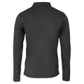 Holzkohle - Back - Nimbus Herren Carlington Deluxe Langarm Polo Shirt