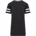 Schwarz-Weiß - Front - Build Your Brand Unisex Streifen Jersey Kurzarm T-Shirt