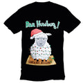 Schwarz Bah Humbug - Front - Christmas Shop T-Shirt