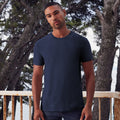 Tief Marineblau - Back - Fruit Of The Loom Herren Premium T-Shirt