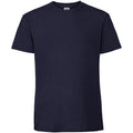 Marineblau - Front - Fruit Of The Loom Herren Premium T-Shirt