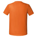 Orange - Back - Fruit Of The Loom Herren Premium T-Shirt