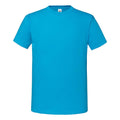 Azure Blau - Front - Fruit Of The Loom Herren Premium T-Shirt