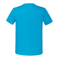 Azure Blau - Back - Fruit Of The Loom Herren Premium T-Shirt