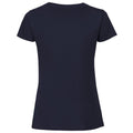 Dunkles Marineblau - Back - Fruit Of The Damen T-Shirt, enganliegend