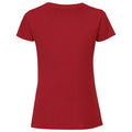 Rot - Back - Fruit Of The Damen T-Shirt, enganliegend