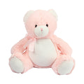 Pink - Front - Mumbles Zippie New Baby Teddybär