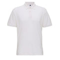 Weiß - Front - Asquith & Fox Mens SuperWeiches Polo Shirt
