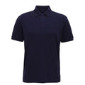 Marineblau - Front - Asquith & Fox Mens SuperWeiches Polo Shirt