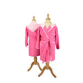 Pink-Rosa - Front - A&R Towels Kinder Boyzz & Girlzz Bademantel mit Kapuze