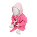 Pink-Rosa - Front - A&R Towels Baby-Toddler Babiezz Kaputzen Bademantel