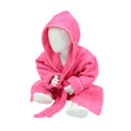 Pink - Front - A&R Towels Baby-Toddler Babiezz Kaputzen Bademantel