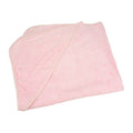 Helles Rosa - Front - A&R Towels Baby-Toddler Babiezz Medium Kaputzenhandtusch