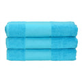 Aqua Blau - Front - A&R Towels Bedruck mich Handtuch