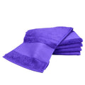 Violett - Front - A&R Towels Bedruck - Mich Handtücher