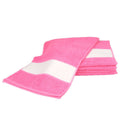 Pink - Front - A&R Towels Subli-MeSport Handtuch
