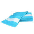 Aqua Blau - Front - A&R Towels Subli-MeSport Handtuch