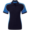 Königsblau-Weiß-Marineblau - Front - Alexandra Damen Tungsten Polo-Shirt