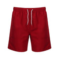Vintage Rot-Vintage Rot - Front - Front Row Herren Board Shorts