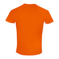 Flo Orange - Back - Spiro Unisex Impact Aircool Tee