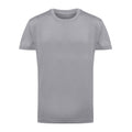 Silber meliert - Front - TriDri Kinder Performance T-Shirt