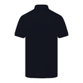 Marineblau - Back - Henbury Herren Polo-Shirt, Kurzarm