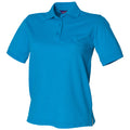 Saphirblau - Front - Henbury Damen Polo Shirt