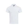 Weiß - Front - Premier Herren Coolchecker Piqué-Poloshirt mit CoolPlus