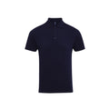 Marineblau - Front - Premier Herren Coolchecker Piqué-Poloshirt mit CoolPlus