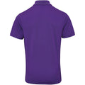 Violett - Back - Premier Herren Coolchecker Piqué-Poloshirt mit CoolPlus