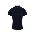 Marineblau - Front - Premier Damen Polo-Shirt Coolchecker mit CoolPlus